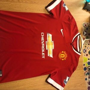 Manchester United Home Kit. Adnan Januzaj